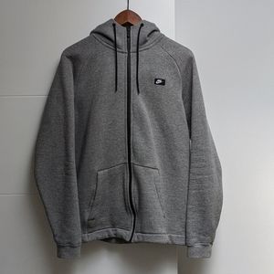 Nike Hooded Sweatshirt Men's Medium Grey/Black